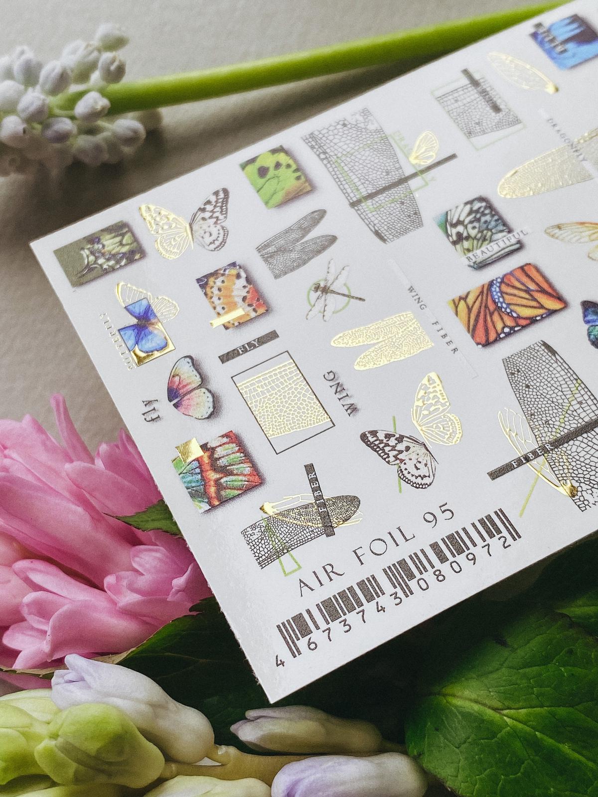 IBDI NAILS Air Foil 95 - Butterfly Nail Art Sticker