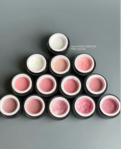 BUILDER GEL CREATIVE SPARKLE COLLECTION Pink House