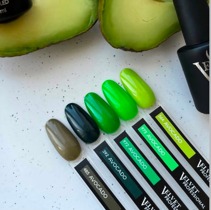 AVOCADO COLOR GEL COLLECTION VELVET PROFFSIONAL