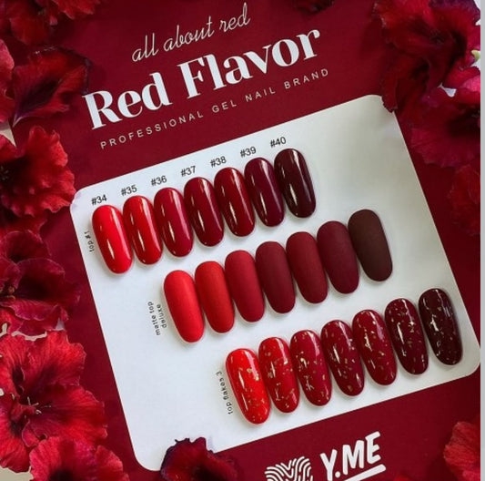 RED FLAVOR COLOR GEL COLLECTION Y.ME