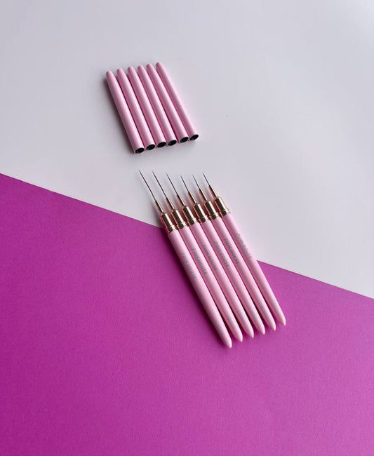 LINER BRUSH BUNDLE — FULL SET Pink House