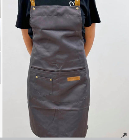 PROFESSIONAL APRON FOR WORK GREY