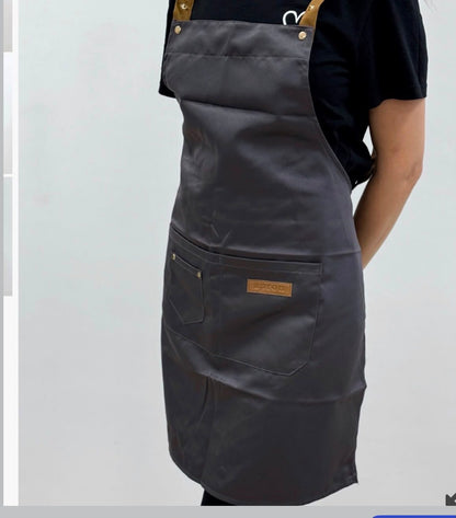 PROFESSIONAL APRON FOR WORK GREY
