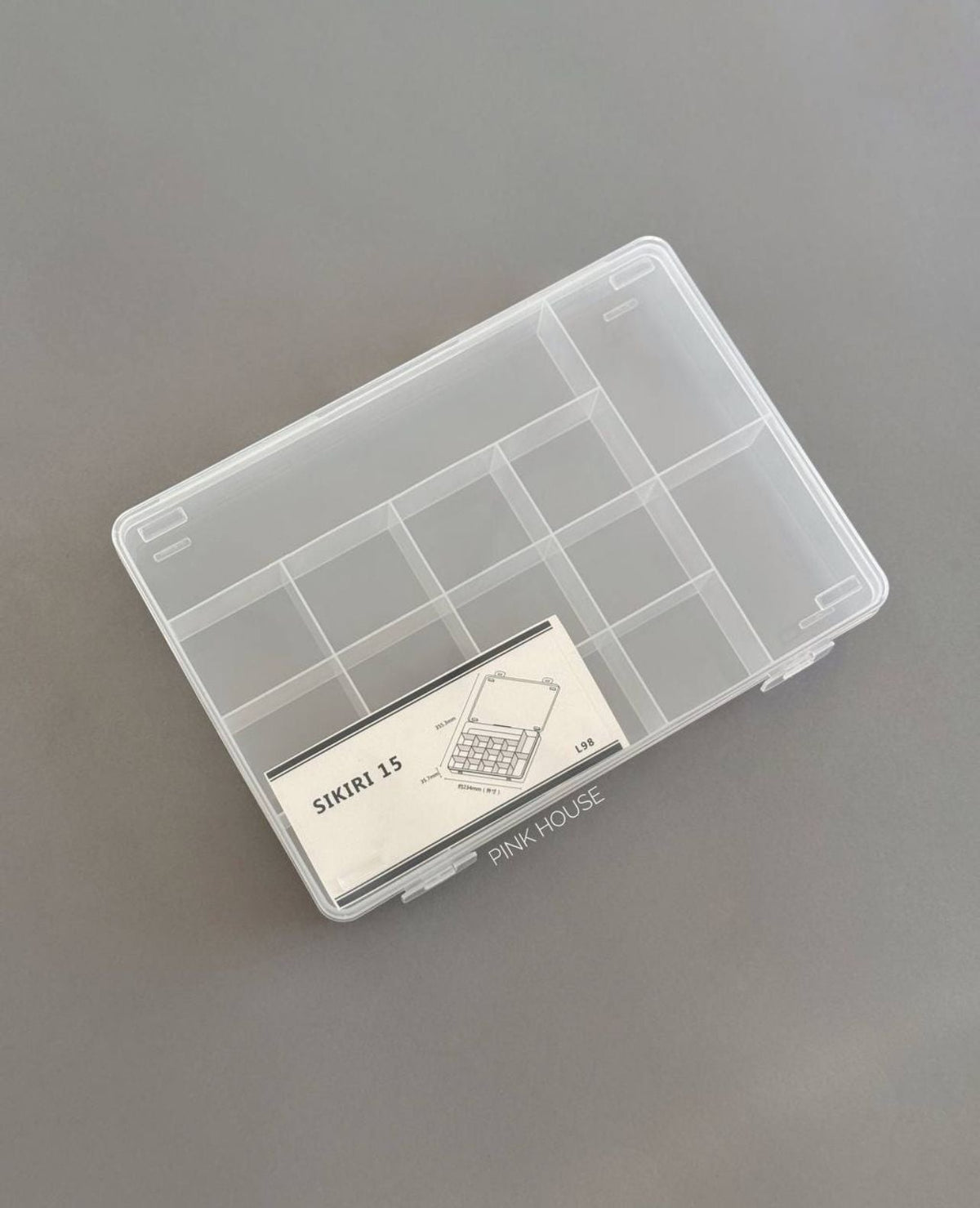 CRYSTALS PLASTIC CONTAINER SOJOOD SIRHAN