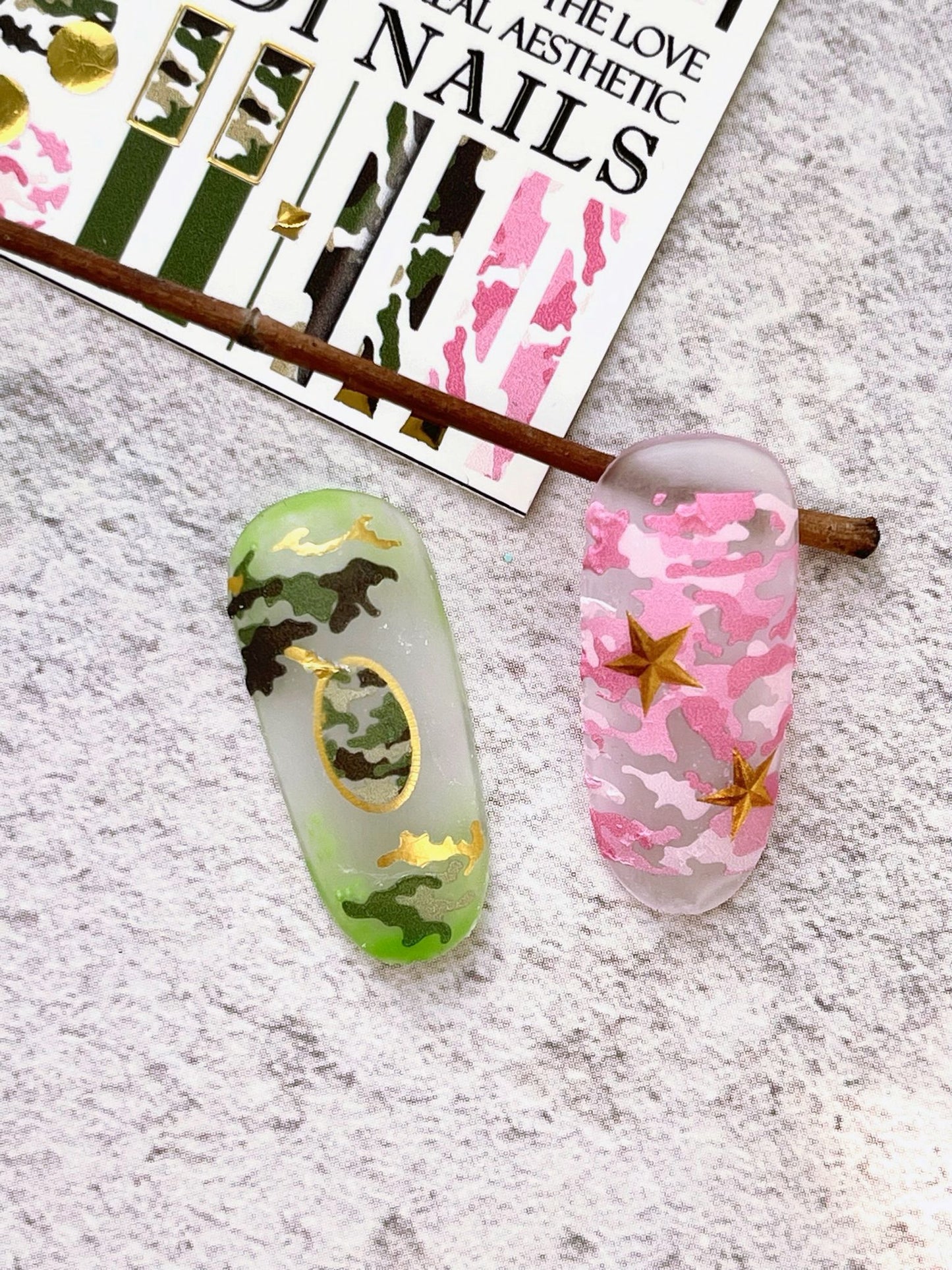 IBDI NAILS Air Foil 86 - Camo Nail Art Sticker
