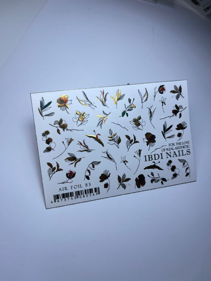 IBDI NAILS Spring Flowers Nail Art Sticker - 26