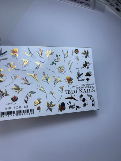 IBDI NAILS Spring Flowers Nail Art Sticker - 26