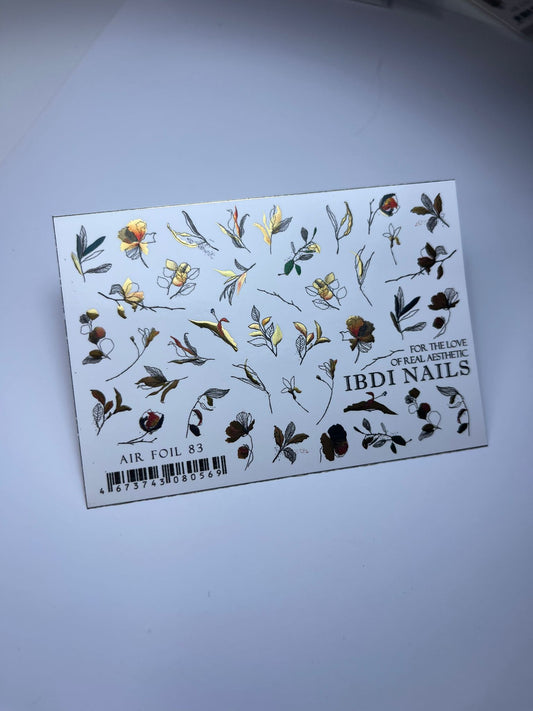 IBDI NAILS Spring Flowers Nail Art Sticker - 26
