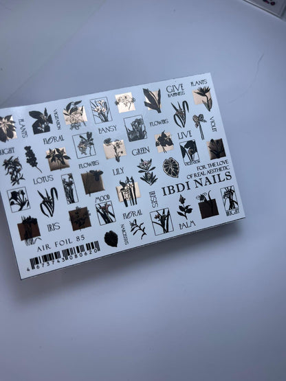 IBDI NAILS Spring Flowers Nail Art Sticker - 28