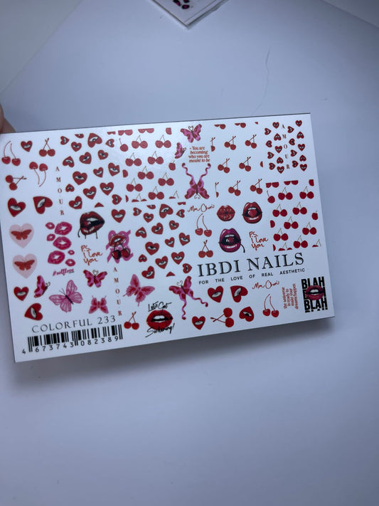 IBDI NAILS Spring Flowers Nail Art Sticker - 29