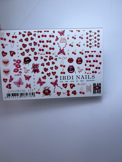 IBDI NAILS Spring Flowers Nail Art Sticker - 29