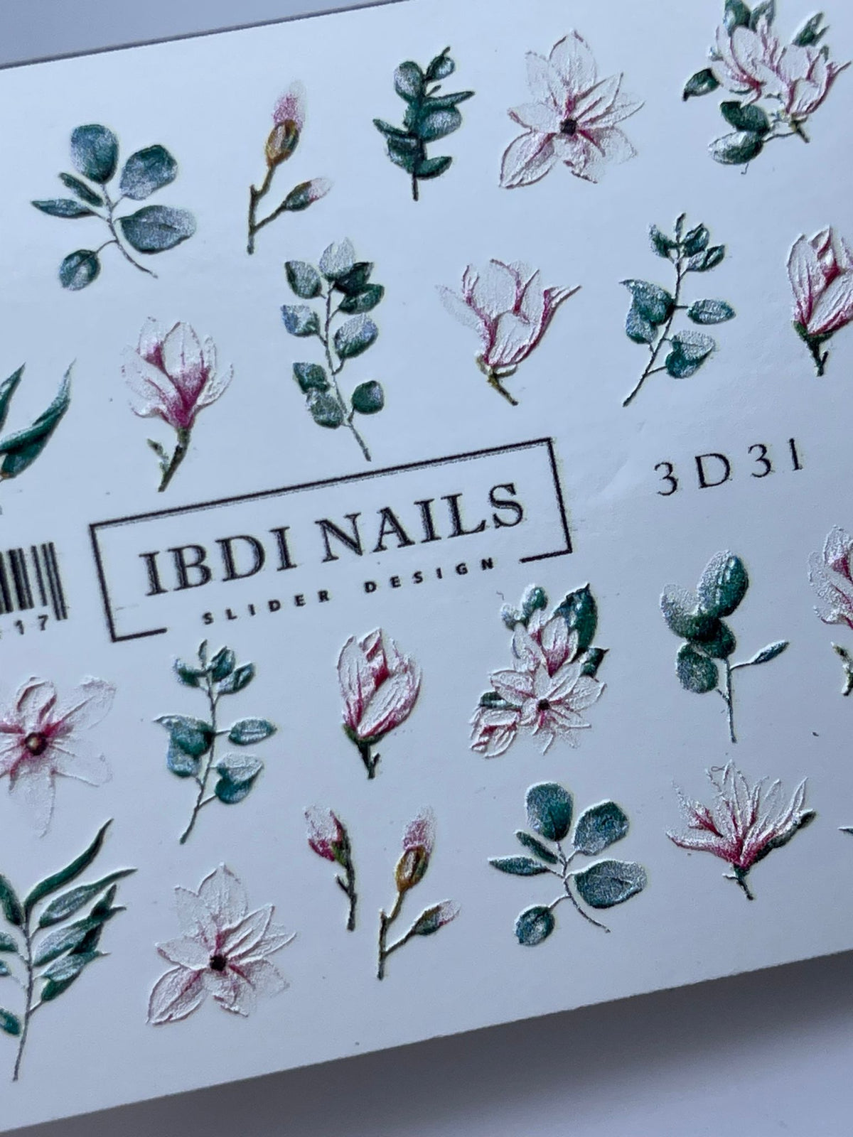 IBDI NAILS Spring Flowers Nail Art Sticker - 30