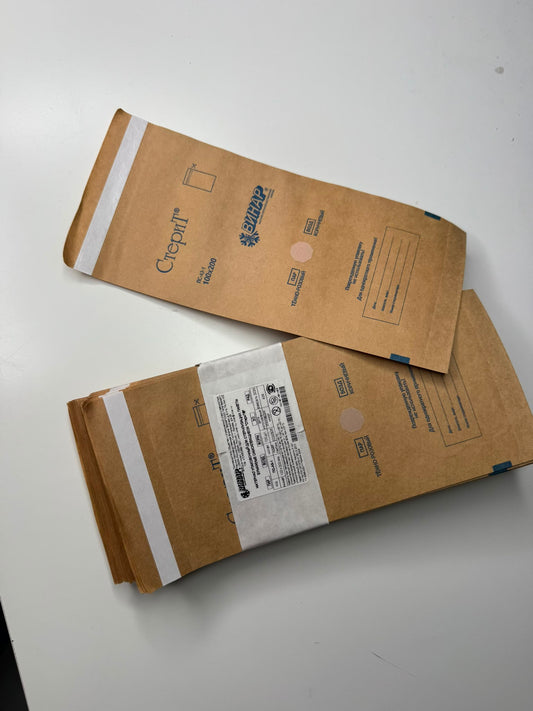 Sterilization Kraft Paper Bags 100x200mm