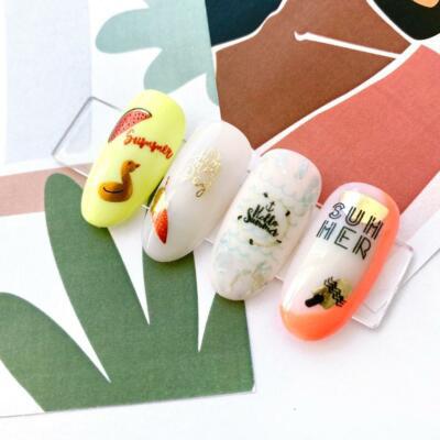 IBDI NAILS Air Foil 11 - Summer Nail Art Sticker