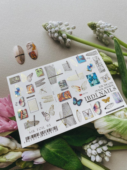IBDI NAILS Air Foil 95 - Butterfly Nail Art Sticker