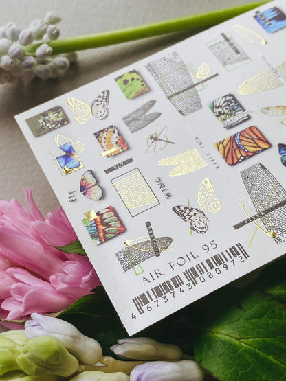 IBDI NAILS Air Foil 95 - Butterfly Nail Art Sticker