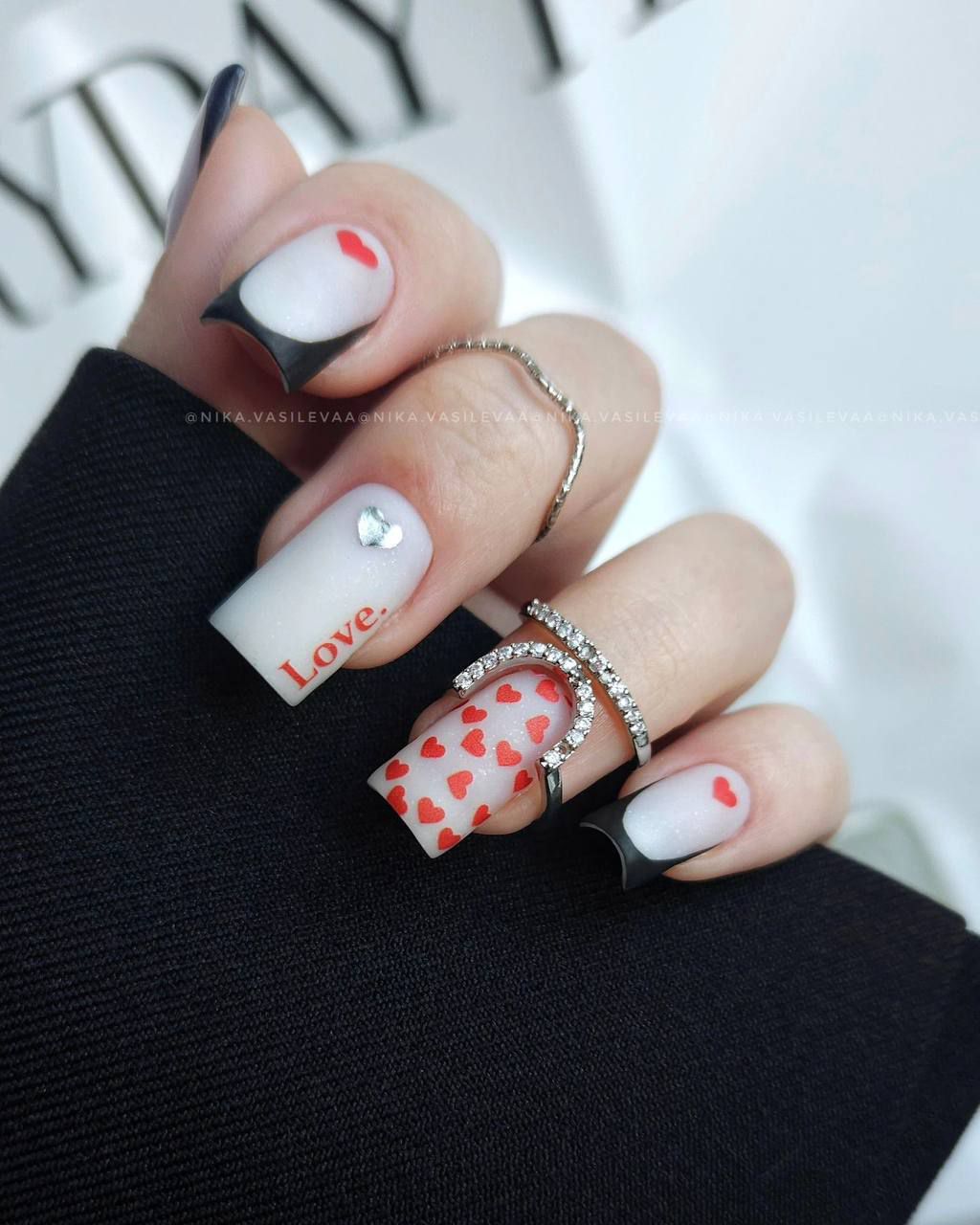 IBDI NAILS Colorful 231 - Love Hearts Nail Art Sticker