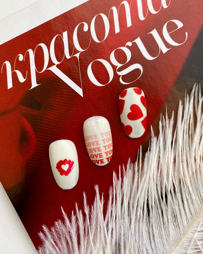 IBDI NAILS Colorful 231 - Love Hearts Nail Art Sticker