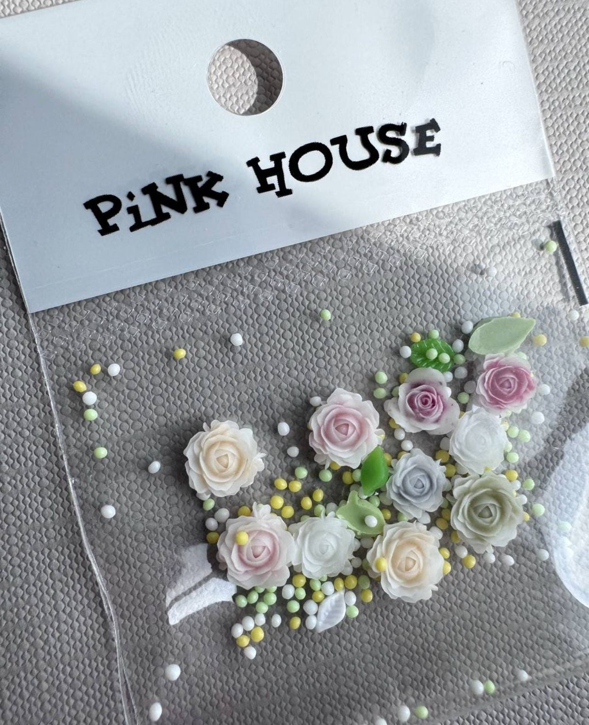 Nail Art Decoration Mix Set Pink House