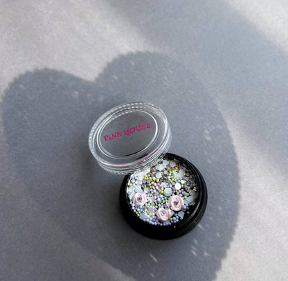 Nail Art Decoration Mix Set Pink House