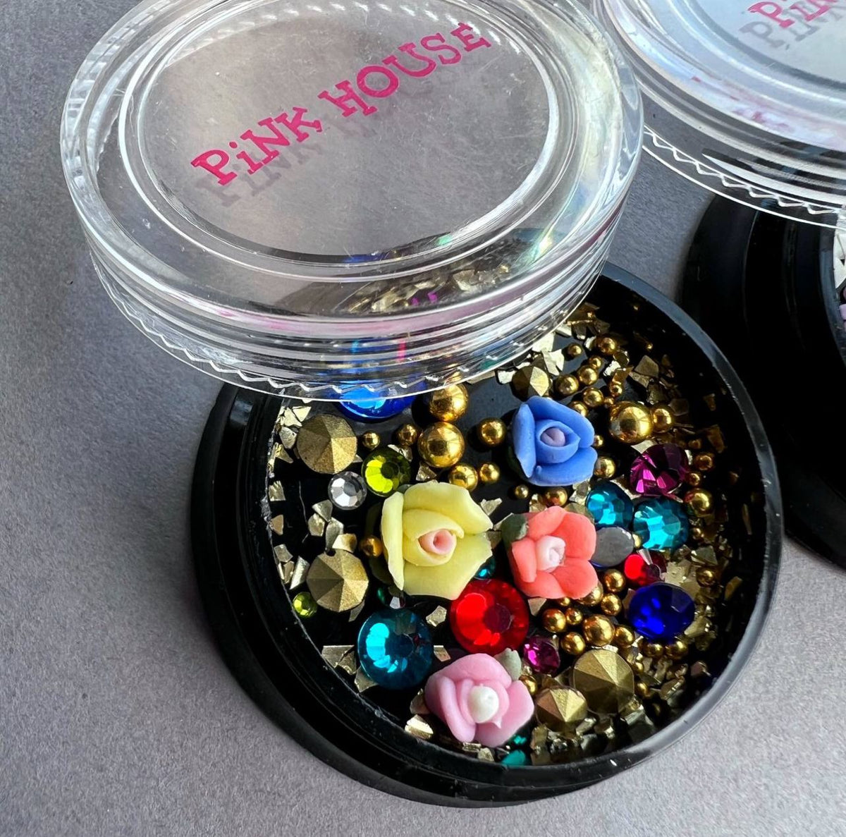 Nail Art Decoration Mix Set Pink House