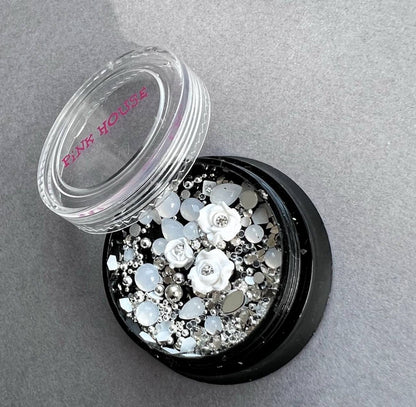 Nail Art Decoration Mix Set Pink House